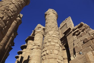 Luxor, Karnak Temple, part of the Temple of Amun in Karnak, Africa, Upper Egypt, UNESCO World