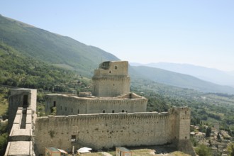 Rocca Maggiore Castle in Assisi, Umbria, Italy, Europe