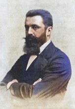 Theodor Herzl (1860-1904), Zionist leader. Convened the first Zionist Congress in Basel in 1897,