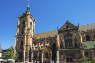 St Martin's Minster, Colmar, Alsace, Bas-Rhin, France, Europe