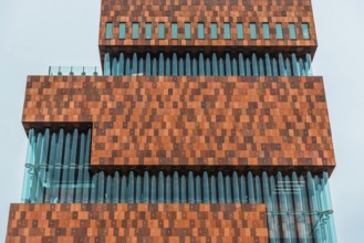 MAS Museum, harbour, architecture, design, city trip, tourism, modern, building, Antwerp, Belgium,