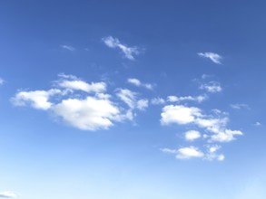 Clouds Altocumulus large fleecy clouds, Altocumulus clouds, Altocumulus clouds, Germany, Europe