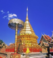 Wat Phra That Doi Suthep temple, Chiang Mai, Thailand, Asia