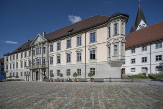 Former prince-bishop's residence built in the Baroque style in 1702, now the district