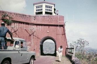 HM Prisons vehicle at Fort Charlotte, St Vincent, Windward Islands, West Indies, 1962