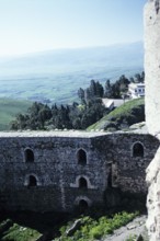 Crusader castle Krak des Chevaliers, Syria in 1998