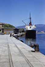 Ferry ship, 'Commandant Quere' 1948-68, African and Mediterranean Services CGT Fleet, Compagnie