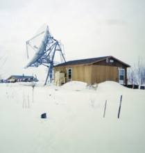 Ojibway community of Webequie First Nation, Eastwood Island, Northern Ontario, Canada 1978