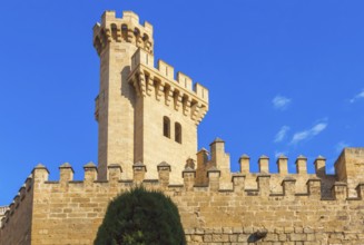 Almudaina Palace Walls, Palma de Mallorca, Mallorca, Balearic Islands, Spain, Europe