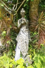 Statue in the temple Puri Saren Agung, in the palace of the royal family of Udud, Ubud, District