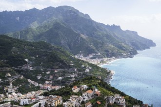 Minori and Maiori, Amalfi Coast, Salerno, Campania, Italy, Europe