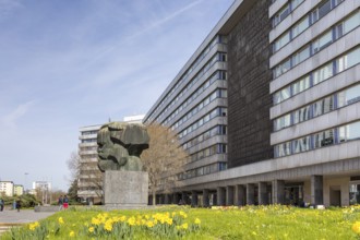 Karl Marx Monument, Chemnitz, Saxony, Germany, Europe