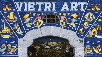 Ceramics and porcelain from Vietri sul Mare, Amalfi Coast, Salerno, Campania, Italy, Europe