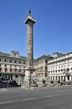 Ancient Roman victory column, Column of Marcus Aurelius in Piazza Colonna, Marcus Column, ancient