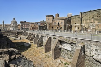 Roman Forum archaeological site, Rome, Lazio, Italy, Europe