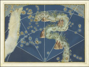 Astronomy. The Celestial Atlas, the Uranometria, Ptolemaic constellations, by Johann Bayer (1572 -