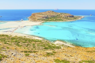 Balos bay, Gramvousa Peninsula, Chania, Crete, Greece, Europe