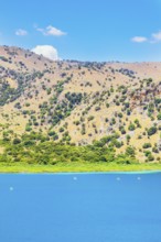 Lake Kournas, Georgioupolis, Chania, Crete, Greek Islands, Greece, Europe