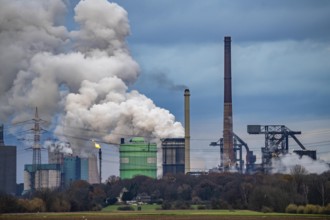 Hüttenwerke Krupp-Mannesmann, HKM in Duisburg-Hüttenheim, 2 blast furnaces, coking plant, quenching