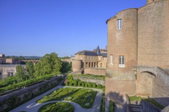 Palais de la Berbie with park, Albi, Département Tarn, France, Europe