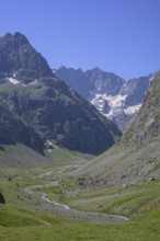 Glacier of the Agnieux Group, Villar-d'Arêne, Département Hautes-Alpes, France, Europe