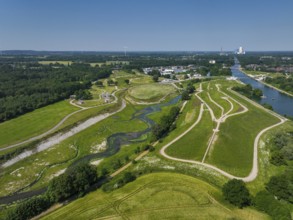 Castrop-Rauxel, Recklinghausen, North Rhine-Westphalia, Germany, EMSCHERLAND adventure park at the