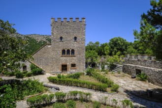 Butrint, Ksamil, Albania, The Venetian castle on the acropolis in ancient Butrint, World Heritage