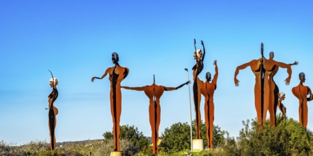 Art in the roundabout, Majorca, Spain, Europe