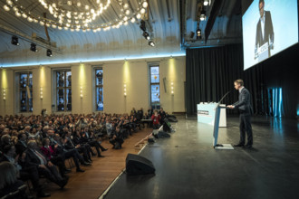 CDU Secretary General Carsten Linnemann attends the CDU policy convention in Cologne, 1 March 2024