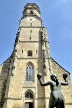 The collegiate church is the oldest Protestant church in Stuttgart and one of the city's landmarks.