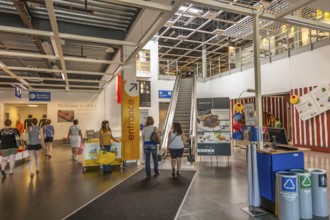 Entrance to IKEA retail home store in the USA