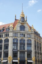 Former Ebert department stores' with Commerzbank lettering, important Art Nouveau building in