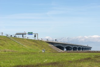 Storebæltsbro Nyborg, Sund Bridge Fyn-Sjælland, Fyn-Sealand, railway and motorway bridge, Great