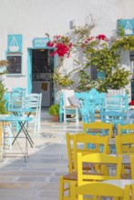 Chora central square, Chora, Serifos Island, Cyclades Islands, Greece, Europe