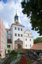 Finsterwalde Castle is a Renaissance complex in the Brandenburg town of Finsterwalde. The building