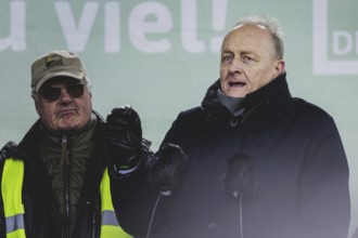 Joachim Rukwied, President of the German Farmers' Association (DBV), pictured during the farmers'