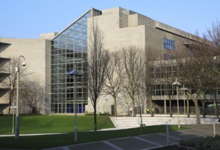 Modern architecture of Dublin City Council Civic Offices building, Dublin, Ireland, Republic of