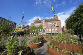 Old town hall at Stora Torget, Borås, Västra Götalands län, Sweden, Europe