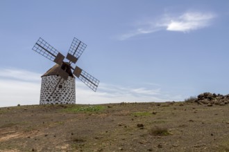 Traditional windmill, Fuerteventura, Canary Island, Spain, Europe