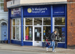 St Margaret's hospice care charity shop, Taunton, Somerset, England, UK