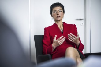 Sahra Wagenknecht is a member of the German Bundestag and founder of the BSW party, pictured here