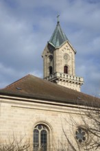 St Paul's Church built in 1843, Dinkelsbühl, Middle Franconia, Franconia, Bavaria, Germany, Europe