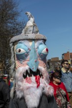 Detroit, Michigan, The Marche du Nain Rouge celebrates the coming of spring and banishes the Nain