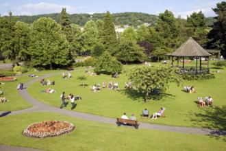 Parade Gardens, Bath, England, United Kingdom, Europe