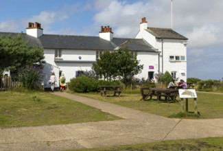 Coastguard Cottages at Dunwich Heath, Suffolk, England, UK