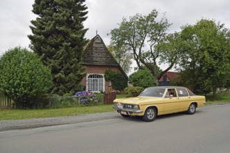 Europe, Germany, Lower Saxony, Lower Elbe Classics, classic car tour, Opel Diplomat, year 1976,