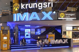 Lettering IMAX cinema Krungsri Bank