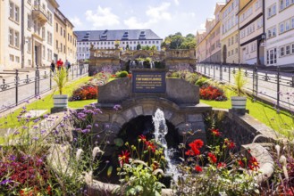 Wasserkunst and Friedenstein Castle, Gotha, Thuringia, Germany, Europe