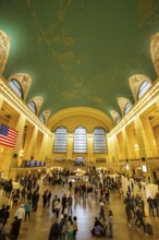 Grand Central Terminal Station Architecture in Manhattan New York, USA, North America