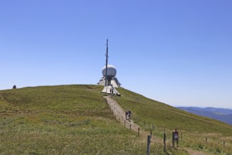 Radar station on the summit of the Grand Ballon, at 1, 424 metres the highest peak in the Vosges